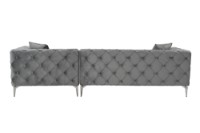 Угловой диван Atelier Del Sofa Como Eco Right Anthracite фото №5 — интернет-магазин Desire.md