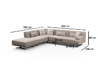 Угловой диван Atelier Del Sofa Bentley Corner фото №12 — интернет-магазин Desire.md