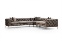 Угловой диван Atelier Del Sofa Como Right Anthracite фото №5 — интернет-магазин Desire.md