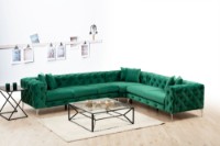 Угловой диван Atelier Del Sofa Como Right Green фото №2 — интернет-магазин Desire.md