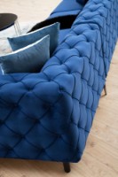 Угловой диван Atelier Del Sofa Como Right Navy Blue фото №3 — интернет-магазин Desire.md