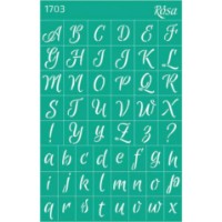 Trafaret autoadeziv Rosa Alphabet №1703 (GPT50083150)