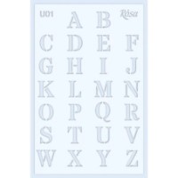 Șablon Rosa Alphabet U01 (3621001)