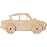 Деревянная 3D-раскраска Ugears Ford Anglia