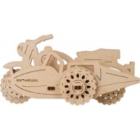 Деревянная 3D-раскраска Ugears Hagrid's Flying Motorbike