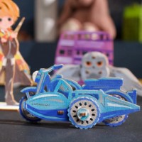 Деревянная 3D-раскраска Ugears Hagrid's Flying Motorbike фото №4 — интернет-магазин Desire.md