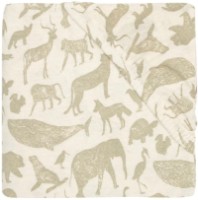 Cearșaf pentru copii Jollein Jersey Animals Olive Green 40/50x80/90cm (511-501-67043) imaginea #2 — magazin online Desire.md