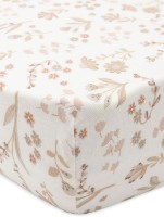 Cearșaf pentru copii Jollein Jersey Bloomy 120x60cm (511-507-680760 imaginea #3 — magazin online Desire.md