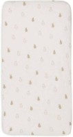 Cearșaf pentru copii Jollein Jersey Happy Miffy Nougat 40/50x80/90cm (511-501-67094)