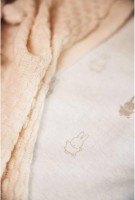 Cearșaf pentru copii Jollein Jersey Happy Miffy Nougat 40/50x80/90cm (511-501-67094) imaginea #3 — magazin online Desire.md