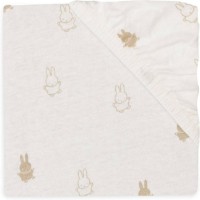 Cearșaf pentru copii Jollein Jersey Happy Miffy Nougat 40/50x80/90cm (511-501-67094) imaginea #4 — magazin online Desire.md