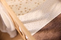 Cearșaf pentru copii Jollein Jersey Leafy Dreams 120x60cm (511-507-68105) imaginea #4 — magazin online Desire.md