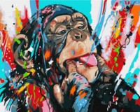 Картина по номерам Colora Monkey 40x50cm (GX43079)