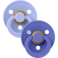 Suzeta BIBS Colour Latex 0m+ 2pcs Hush/Grape (110472)