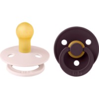 Suzeta BIBS Colour Latex 0m+ 2pcs Petal/Plum (110467) imaginea #3 — magazin online Desire.md