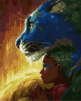 Tablou pe numere Colora Panther 40x50cm (GX37005)