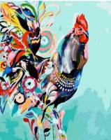 Tablou pe numere Colora Rooster 40x50cm (GX4350)