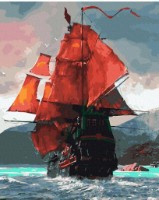 Tablou pe numere Colora Sailboat 40x50cm (GX32965)