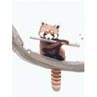 Картина по номерам Colora Singing Raccoon 30x40cm (E001)