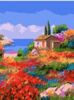 Tablou pe numere Colora The Field House 30x40cm (EX5709)