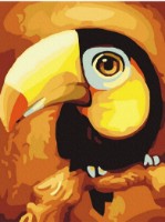 Tablou pe numere Colora Toucan 30x40cm (E111)