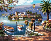 Tablou pe numere Colora View of The Bay 40x50cm (GX42368)
