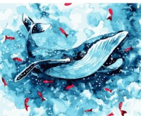 Картина по номерам Colora Whale Dance 40x50cm (GX42246)