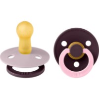 Suzeta BIBS Studio Colour Latex 0m+ 2pcs Dusky Lilac Plum Mix (11028105) imaginea #2 — magazin online Desire.md