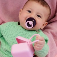 Suzeta BIBS Studio Colour Latex 0m+ 2pcs Dusky Lilac Plum Mix (11028105) imaginea #3 — magazin online Desire.md