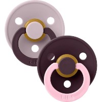 Suzeta BIBS Studio Colour Latex 0m+ 2pcs Dusky Lilac Plum Mix (11028105)