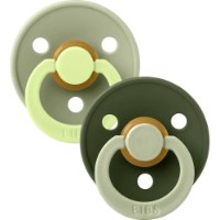 Suzeta BIBS Studio Colour Latex 0m+ 2pcs Sage Hunter Green Mix (11028104)