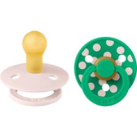 Suzeta BIBS Studio Colour Latex 6m+ 2pcs Polka Dot Petal/Cactus (12034106) imaginea #2 — magazin online Desire.md