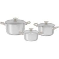 Set vase de gatit BergHOFF Bolt Oyster 6pcs 3950722 imaginea #2 — magazin online Desire.md