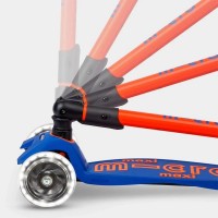 Trotinetă Micro Maxi Deluxe Foldable Neon LED Blaze Orange (MMD227) imaginea #2 — magazin online Desire.md