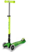 Trotinetă Micro Maxi Deluxe Foldable Neon LED Parrot Green (MMD229) imaginea #1 — magazin online Desire.md