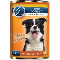 Hrană umedă pentru câini 4Dog Chicken Adult 415g