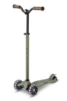 Trotinetă Micro Maxi Deluxe Pro LED Olive Green (MMD230)