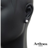 Серьги из белого золота с бриллиантами Artlinea 1,1g фото №2 — интернет-магазин Desire.md