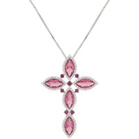 Цепочка из серебра с цирконием Artlinea ZCL1406 s.80-85 9,21g