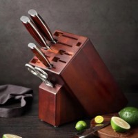Suport de cuțite Takumi Acacia Wood 10 Slot (TK-KH10-AW) imaginea #3 — magazin online Desire.md