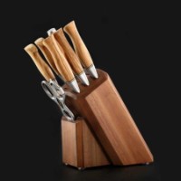 Suport de cuțite Takumi Acacia Wood 7 Slot (TK-KH07-AW) imaginea #3 — magazin online Desire.md