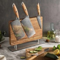 Suport magnetic pentru cutite Takumi Block Acacia Wood (TK-HTM-AW) imaginea #5 — magazin online Desire.md