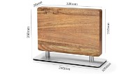 Suport magnetic pentru cutite Takumi Block Acacia Wood (TK-HTM-AW) imaginea #4 — magazin online Desire.md