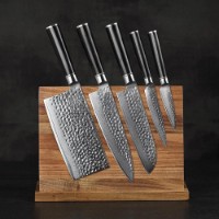 Suport magnetic pentru cutite Takumi Block Acacia Wood (TK-QX0-01) imaginea #3 — magazin online Desire.md