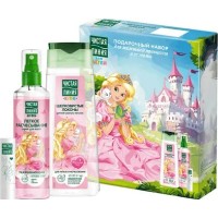 Детский подарочный набор Чистая Линия For Little Princess Shampoo 240 + Spray 160 + Lipstick