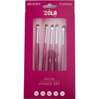 Set de pensule pentru sprâncene Zola Brow Update Set 5pcs