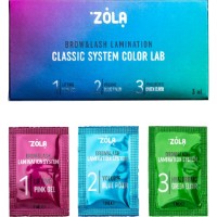 Set de laminare Zola Brow&Lash Lamination Classic System Color Lab 3x1ml