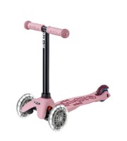 Trotinetă Micro Mini2Grow Deluxe LED 2.0 Dusty Rose (MMD382) imaginea #3 — magazin online Desire.md