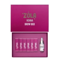 Vopsea pentru sprâncene Zola Henna Box 6pcs 10g