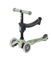 Trotinetă Micro Mini2Grow Deluxe LED 2.0 Olive Sage (MMD381) imaginea #2 — magazin online Desire.md